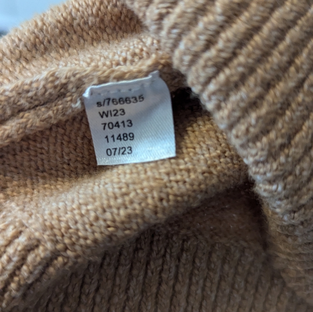 Lou & Grey Loft Size XL Women's Chillout Sweater Camel Color - Picture 12 of 12